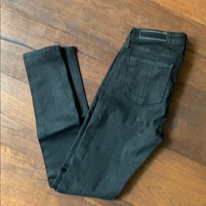 SOLD.  Rag and Bone Coated Skinny Jean 27